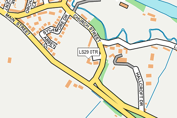 LS29 0TR map - OS OpenMap – Local (Ordnance Survey)