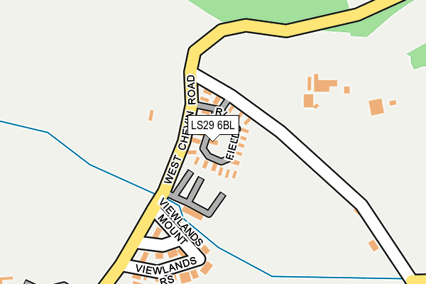 LS29 6BL map - OS OpenMap – Local (Ordnance Survey)