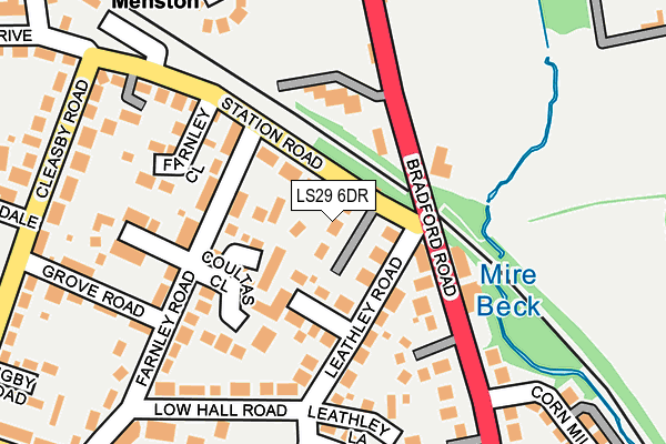 LS29 6DR map - OS OpenMap – Local (Ordnance Survey)