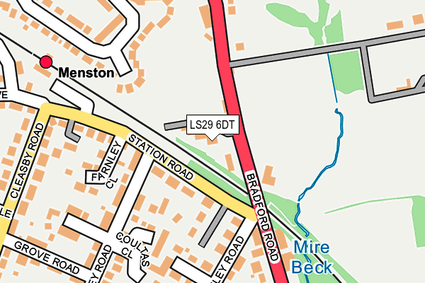 LS29 6DT map - OS OpenMap – Local (Ordnance Survey)
