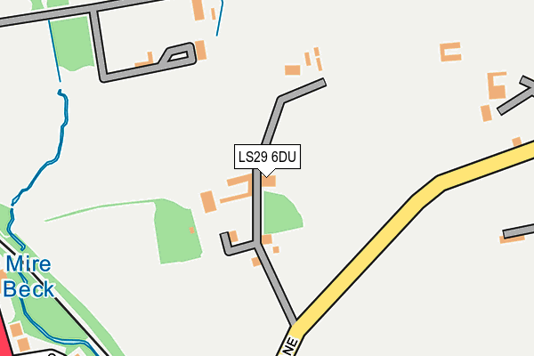 LS29 6DU map - OS OpenMap – Local (Ordnance Survey)