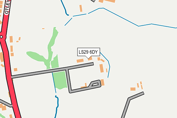 LS29 6DY map - OS OpenMap – Local (Ordnance Survey)