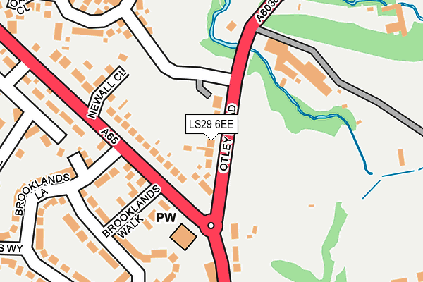 LS29 6EE map - OS OpenMap – Local (Ordnance Survey)