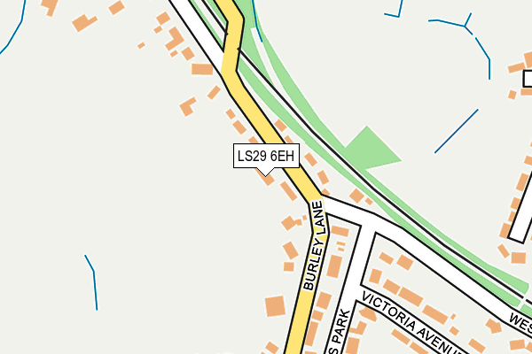 LS29 6EH map - OS OpenMap – Local (Ordnance Survey)