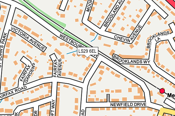 LS29 6EL map - OS OpenMap – Local (Ordnance Survey)