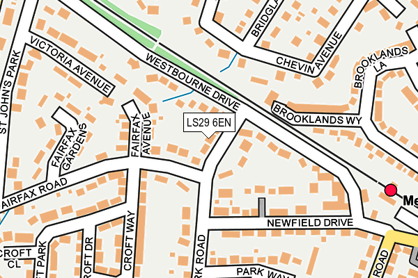 LS29 6EN map - OS OpenMap – Local (Ordnance Survey)