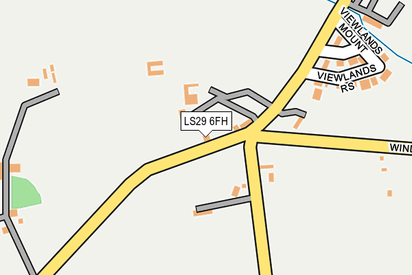 LS29 6FH map - OS OpenMap – Local (Ordnance Survey)