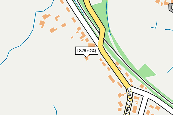 LS29 6GQ map - OS OpenMap – Local (Ordnance Survey)