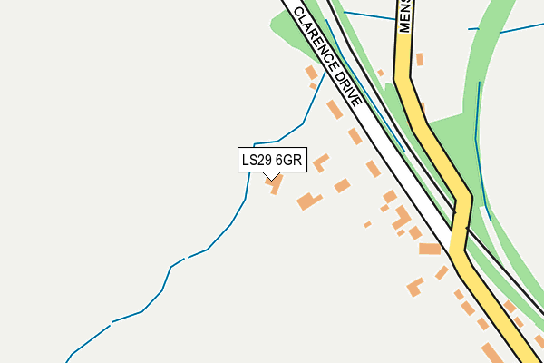 LS29 6GR map - OS OpenMap – Local (Ordnance Survey)