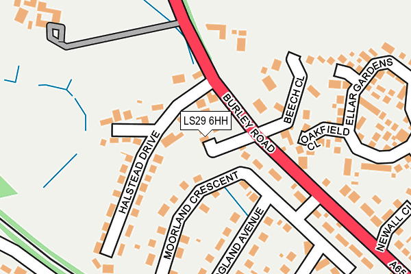 LS29 6HH map - OS OpenMap – Local (Ordnance Survey)