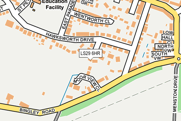 LS29 6HR map - OS OpenMap – Local (Ordnance Survey)