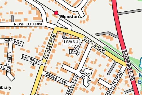 LS29 6JJ map - OS OpenMap – Local (Ordnance Survey)