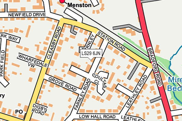 LS29 6JN map - OS OpenMap – Local (Ordnance Survey)