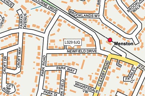 LS29 6JQ map - OS OpenMap – Local (Ordnance Survey)