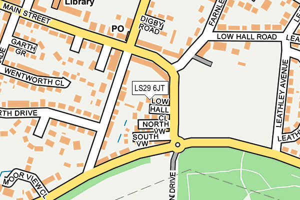 LS29 6JT map - OS OpenMap – Local (Ordnance Survey)