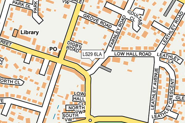 LS29 6LA map - OS OpenMap – Local (Ordnance Survey)
