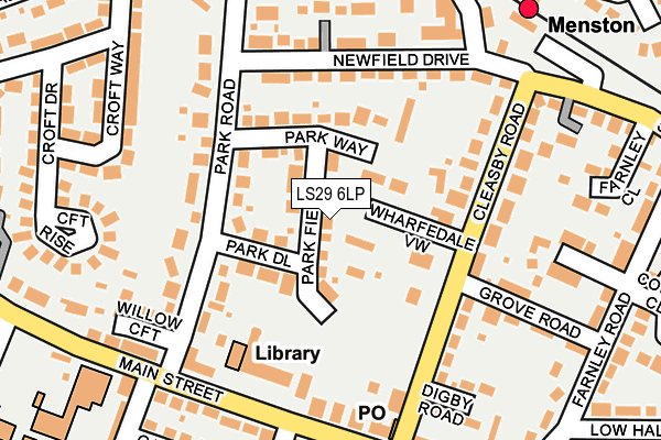LS29 6LP map - OS OpenMap – Local (Ordnance Survey)