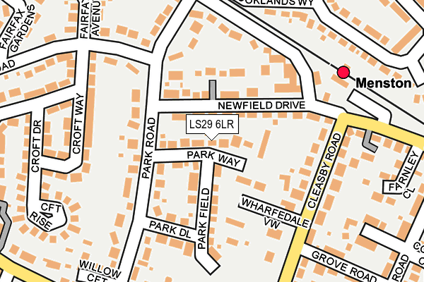 LS29 6LR map - OS OpenMap – Local (Ordnance Survey)