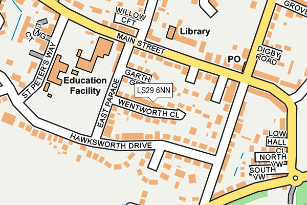 LS29 6NN map - OS OpenMap – Local (Ordnance Survey)