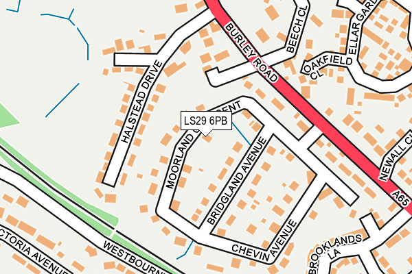 LS29 6PB map - OS OpenMap – Local (Ordnance Survey)
