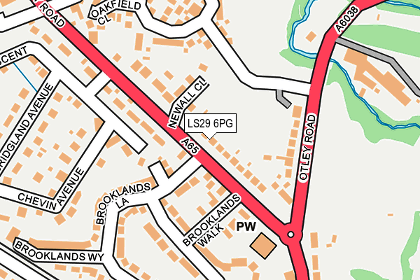 LS29 6PG map - OS OpenMap – Local (Ordnance Survey)