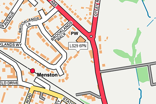 LS29 6PN map - OS OpenMap – Local (Ordnance Survey)