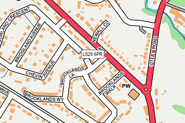LS29 6PR map - OS OpenMap – Local (Ordnance Survey)