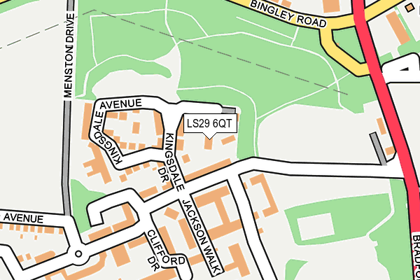 LS29 6QT map - OS OpenMap – Local (Ordnance Survey)