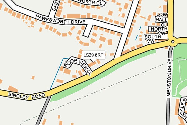 LS29 6RT map - OS OpenMap – Local (Ordnance Survey)