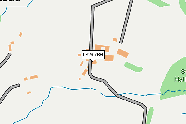LS29 7BH map - OS OpenMap – Local (Ordnance Survey)