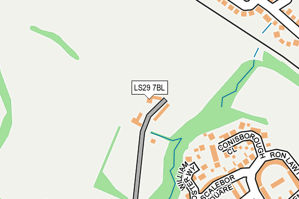 LS29 7BL map - OS OpenMap – Local (Ordnance Survey)
