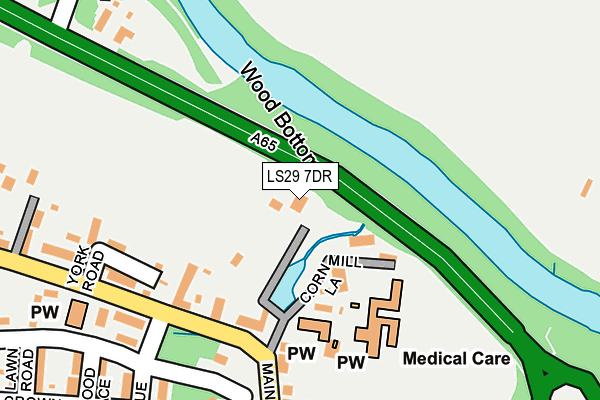 LS29 7DR map - OS OpenMap – Local (Ordnance Survey)