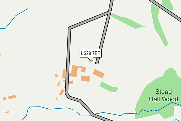 LS29 7EF map - OS OpenMap – Local (Ordnance Survey)