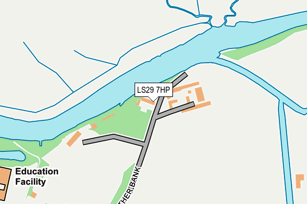 LS29 7HP map - OS OpenMap – Local (Ordnance Survey)