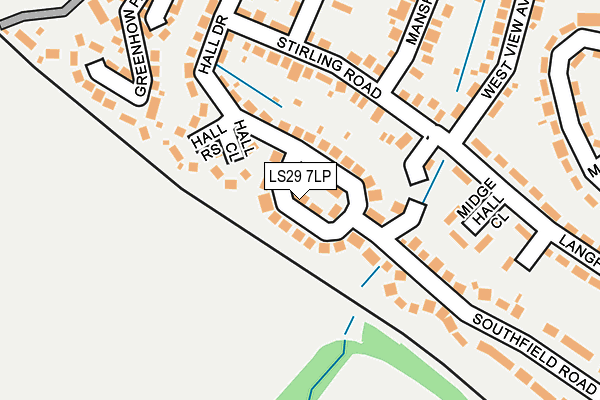 LS29 7LP map - OS OpenMap – Local (Ordnance Survey)