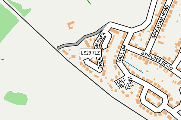 LS29 7LZ map - OS OpenMap – Local (Ordnance Survey)