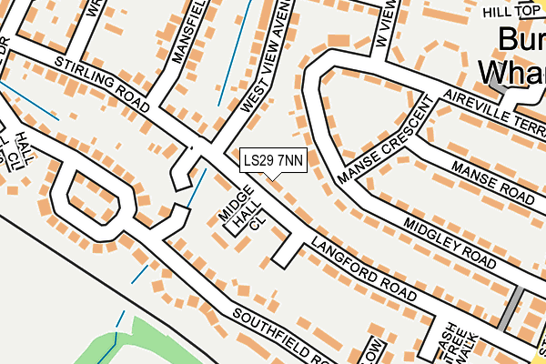 LS29 7NN map - OS OpenMap – Local (Ordnance Survey)
