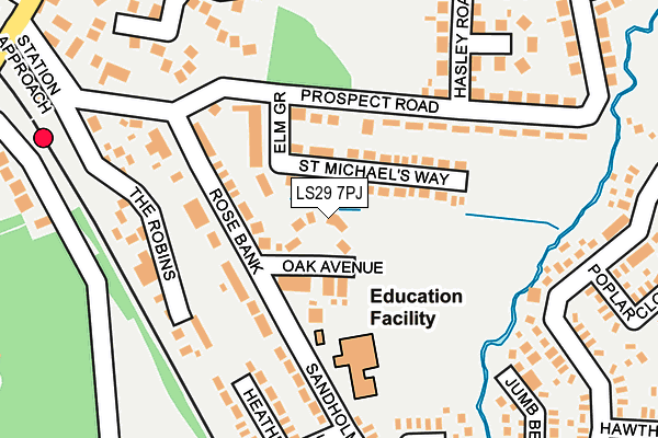 LS29 7PJ map - OS OpenMap – Local (Ordnance Survey)
