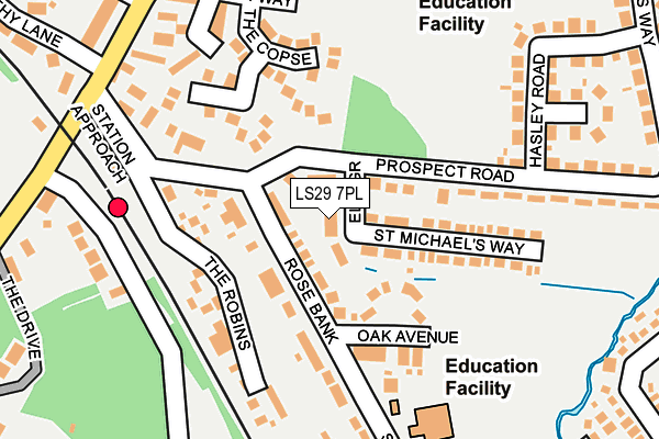 LS29 7PL map - OS OpenMap – Local (Ordnance Survey)
