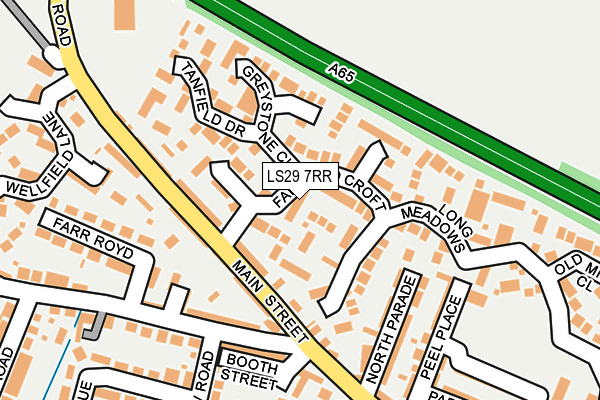 LS29 7RR map - OS OpenMap – Local (Ordnance Survey)