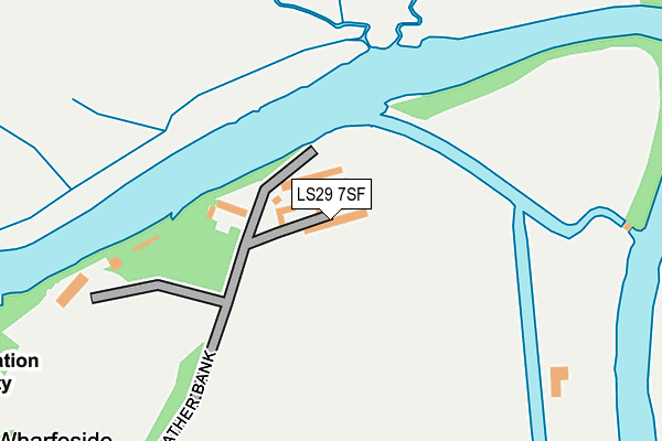 LS29 7SF map - OS OpenMap – Local (Ordnance Survey)