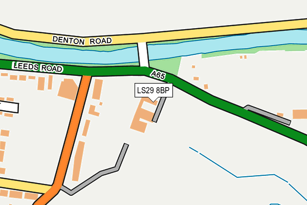 LS29 8BP map - OS OpenMap – Local (Ordnance Survey)