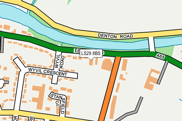 LS29 8BS map - OS OpenMap – Local (Ordnance Survey)