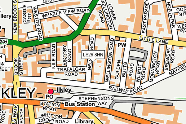LS29 8HN map - OS OpenMap – Local (Ordnance Survey)
