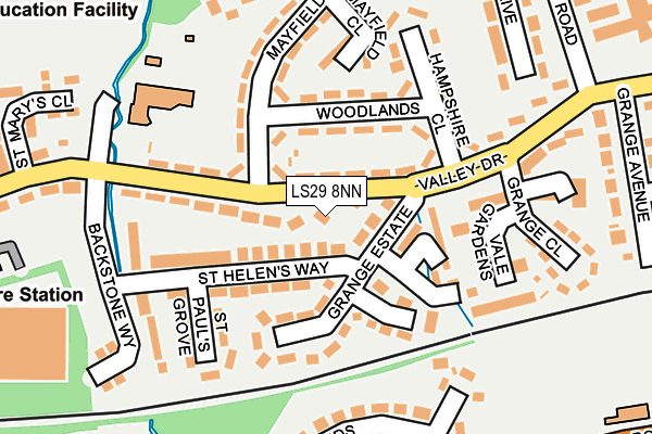 LS29 8NN map - OS OpenMap – Local (Ordnance Survey)