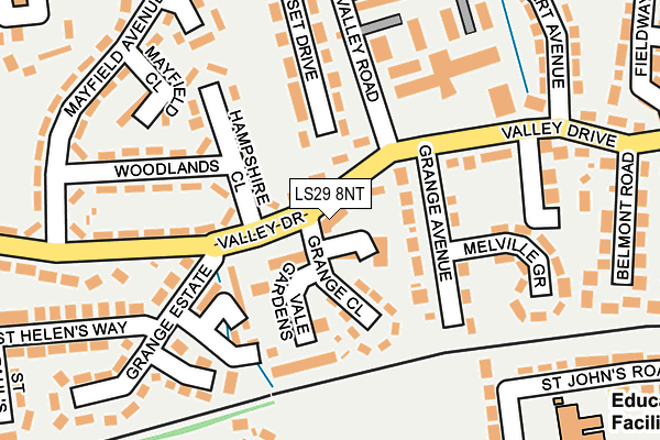 LS29 8NT map - OS OpenMap – Local (Ordnance Survey)