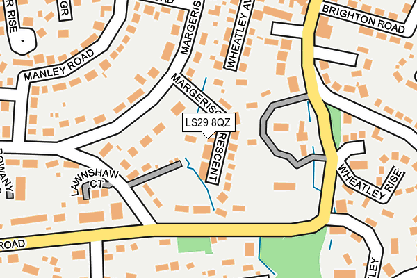 LS29 8QZ map - OS OpenMap – Local (Ordnance Survey)