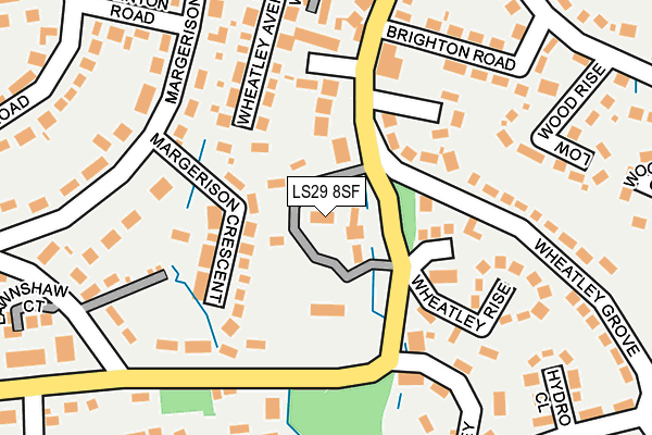 LS29 8SF map - OS OpenMap – Local (Ordnance Survey)