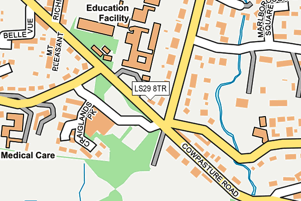 LS29 8TR map - OS OpenMap – Local (Ordnance Survey)