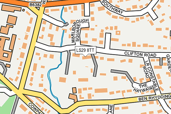 LS29 8TT map - OS OpenMap – Local (Ordnance Survey)